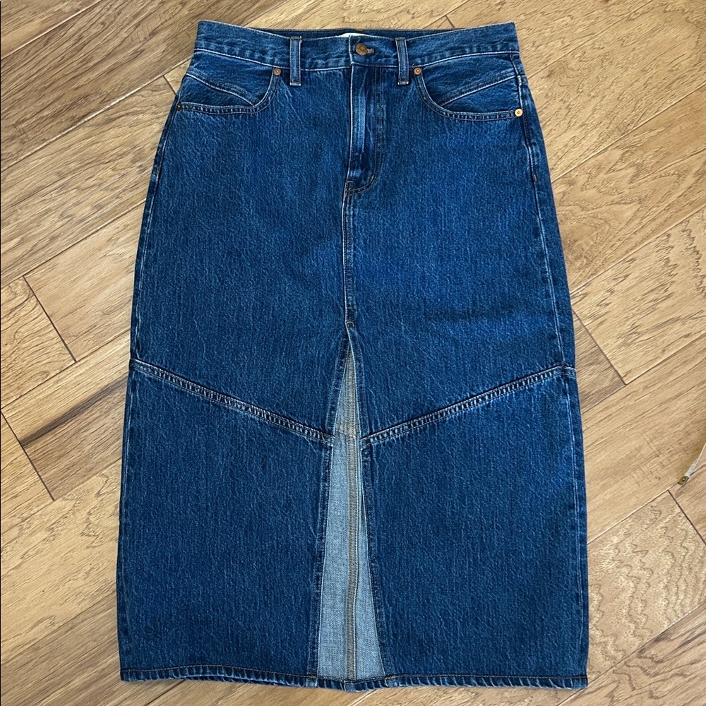 Madewell Blue Denim Skirt